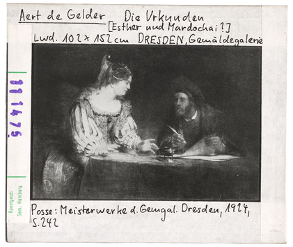 Vorschaubild Aert de Gelder: Die Urkunden (Esther und Mardochai). Dresden, Gemäldegalerie 